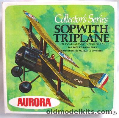 Aurora 1/48 Sopwith Triplane Collector's Series, 1100-200 plastic model kit